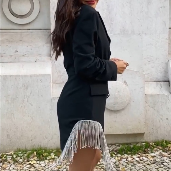 ZARA LIMITED EDITION BLAZER DRESS - Picture 3 of 10